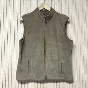 Karen Scott Women's Petite Zip-Front Vest Size L